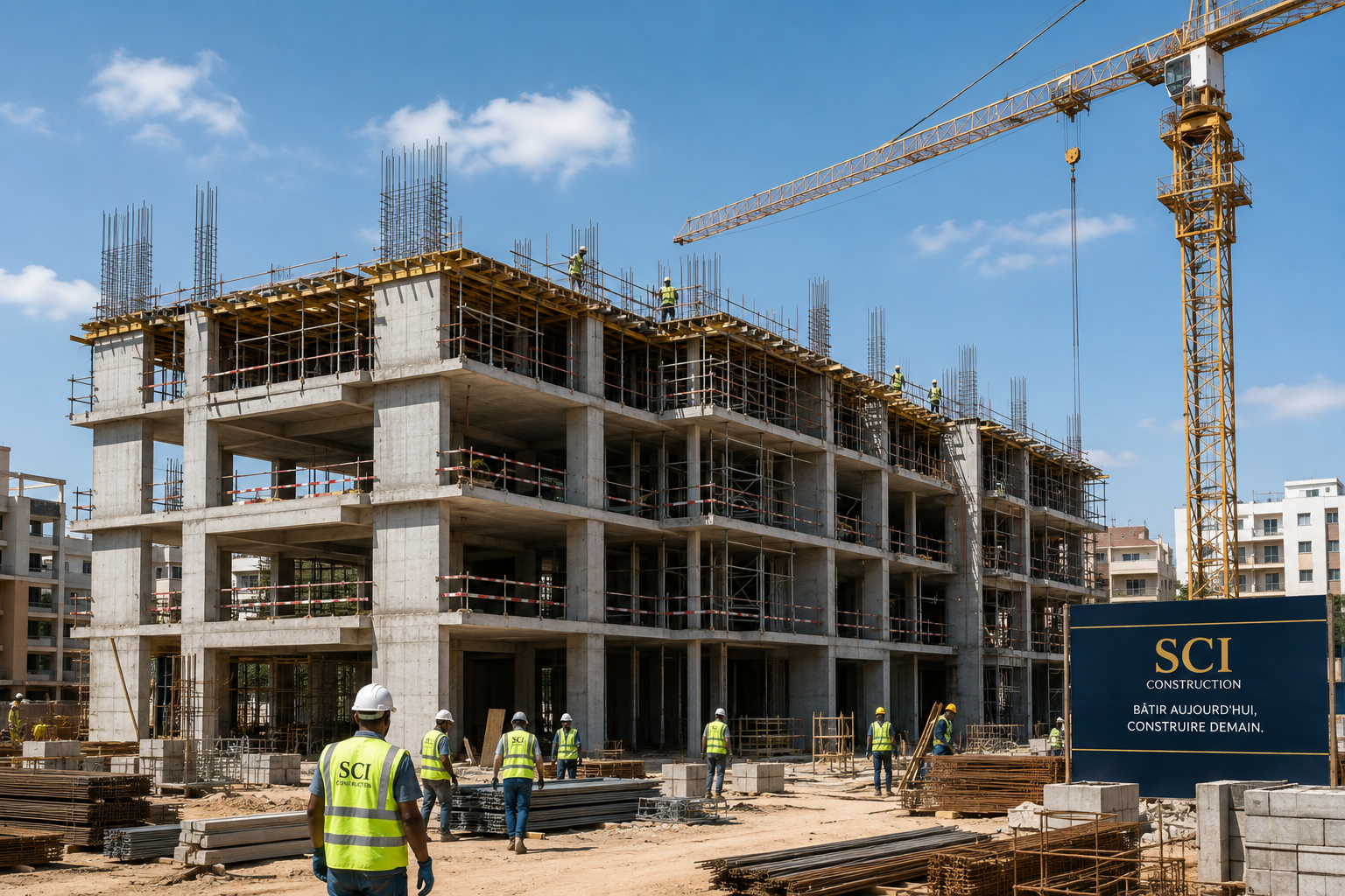 Projet de bâtiment réalisé par SCI Construction