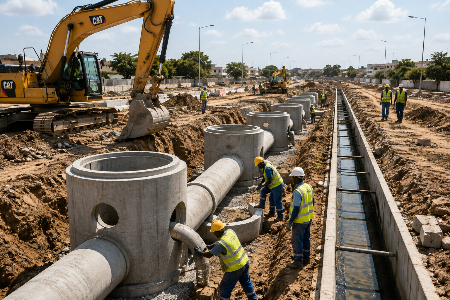 Travaux d’assainissement